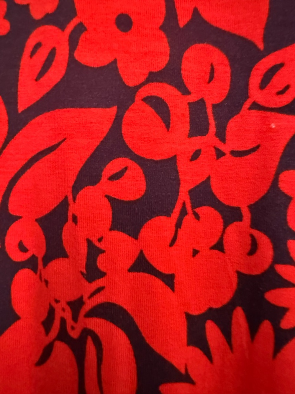 BODEN True Wrap Navy Red Floral Dress Sz 8 - Picture 6 of 10